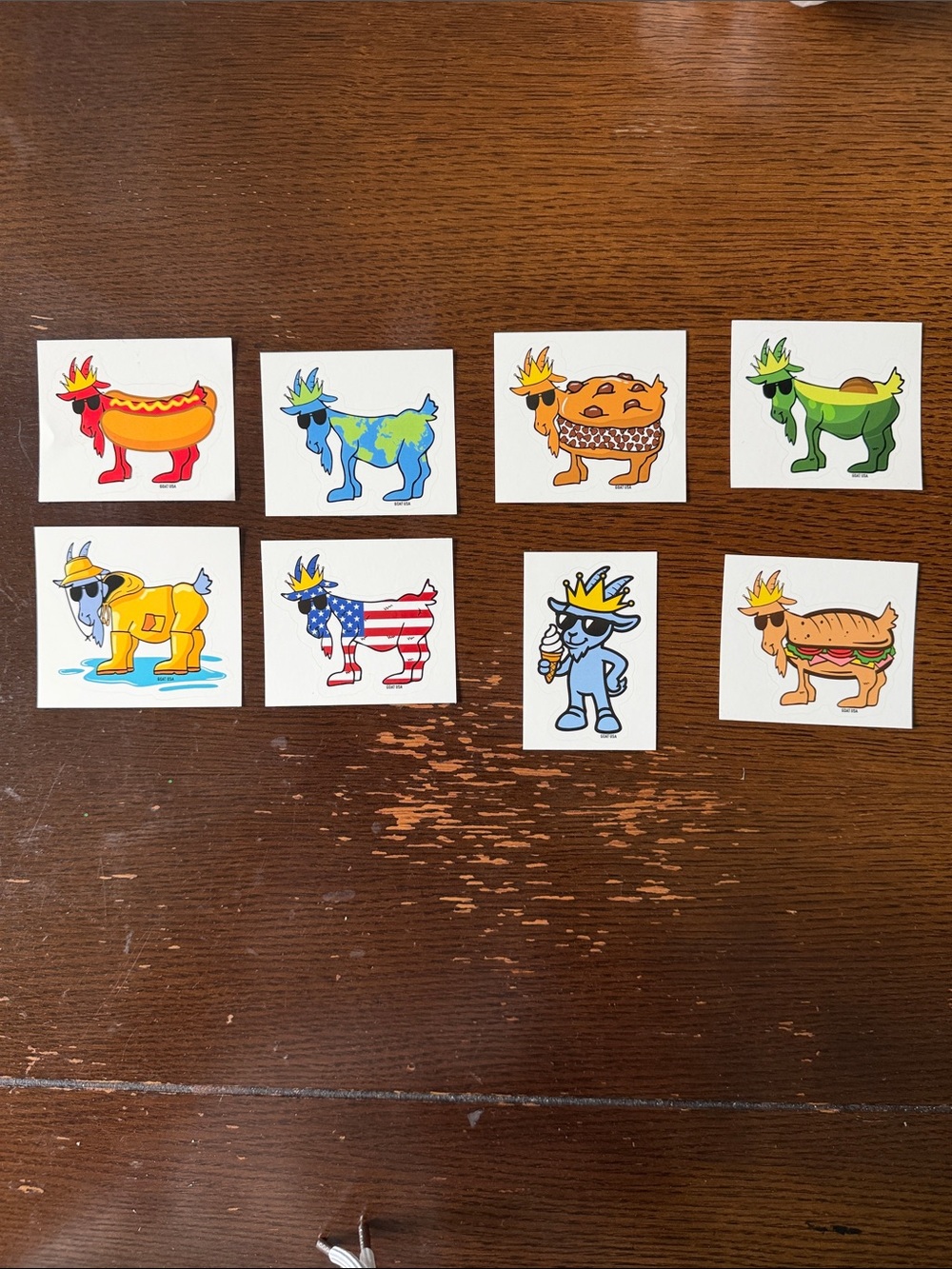Goat USA Sticker Bundle - set of 8!